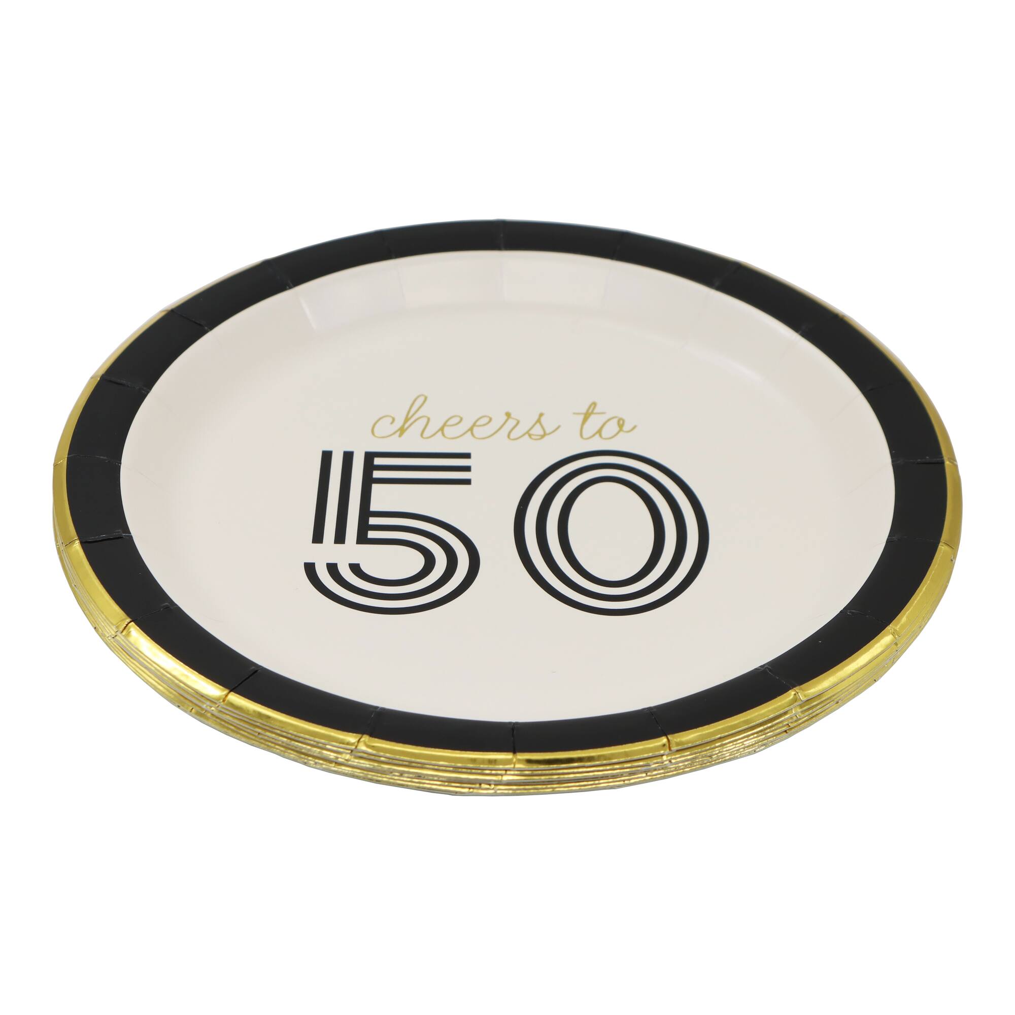 7" Cheers to Paper Dinner Plates